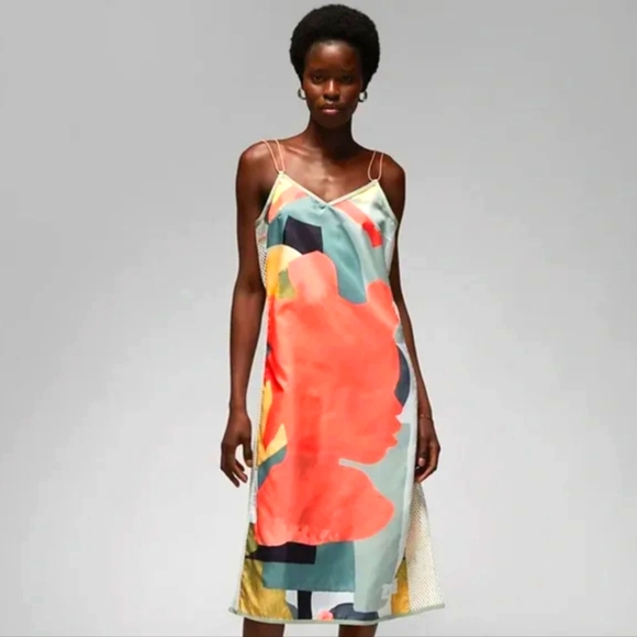 Jordan x Bephies Beauty Supply Women's Slip Dress - Picture 1 of 11